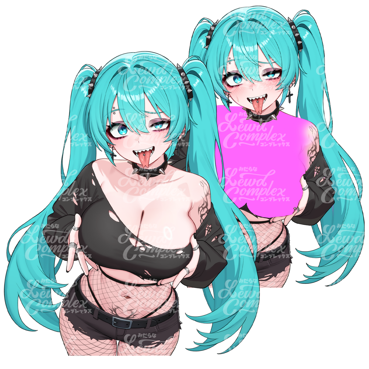 Goth Miku Stickers