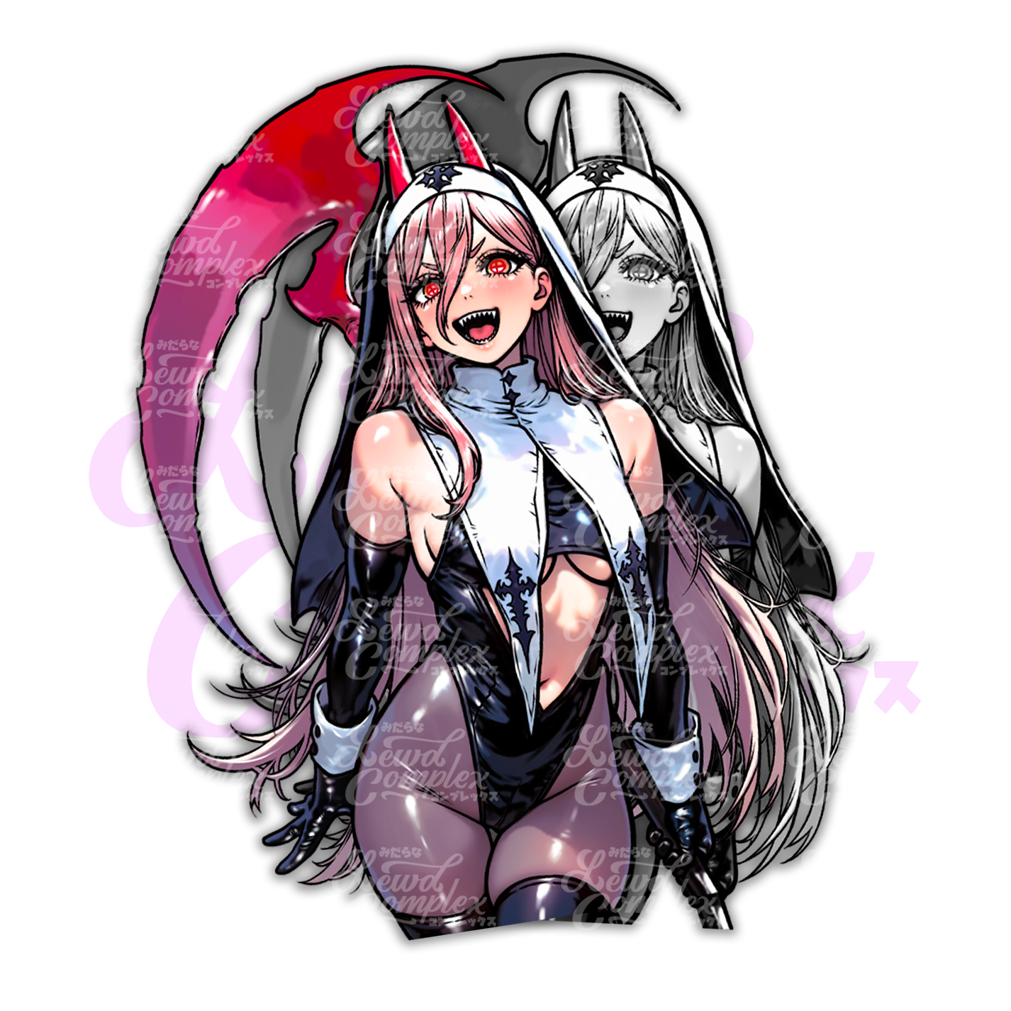 BLOOD FIEND NUN Sticker