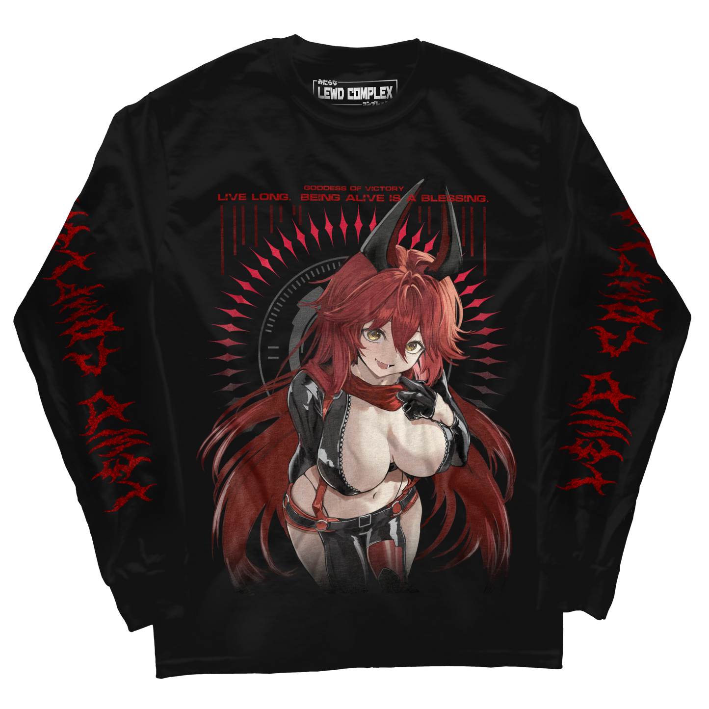 Burst: Red Wolf Longsleeve