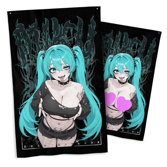 GOTH MIKU Flags (PRE-ORDER)