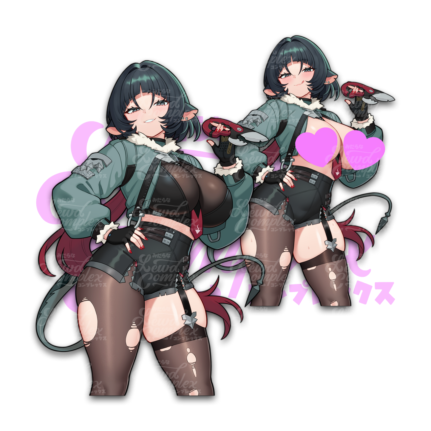 SMUG JANE DOE Stickers