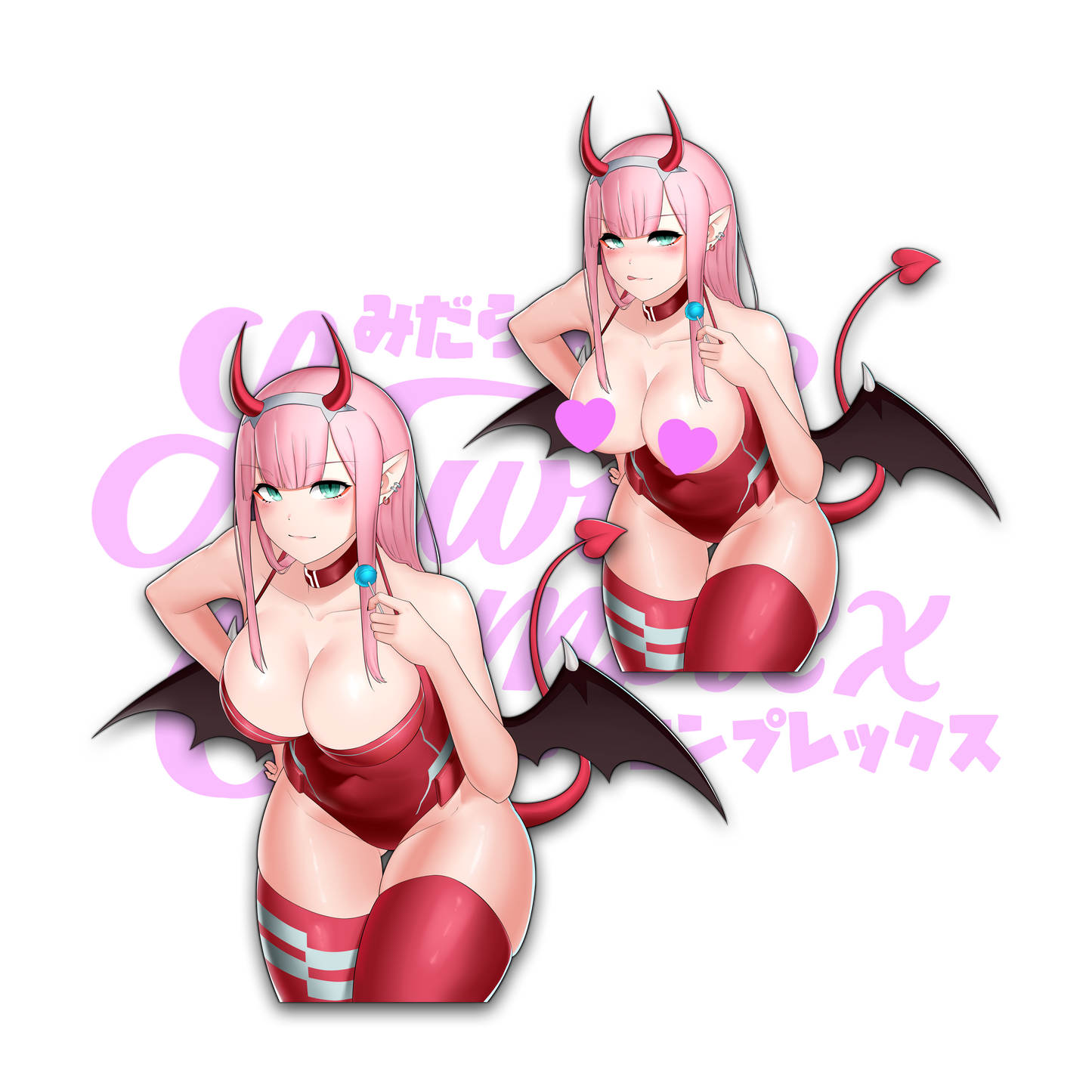 Swimsuit Zero Two Stickers