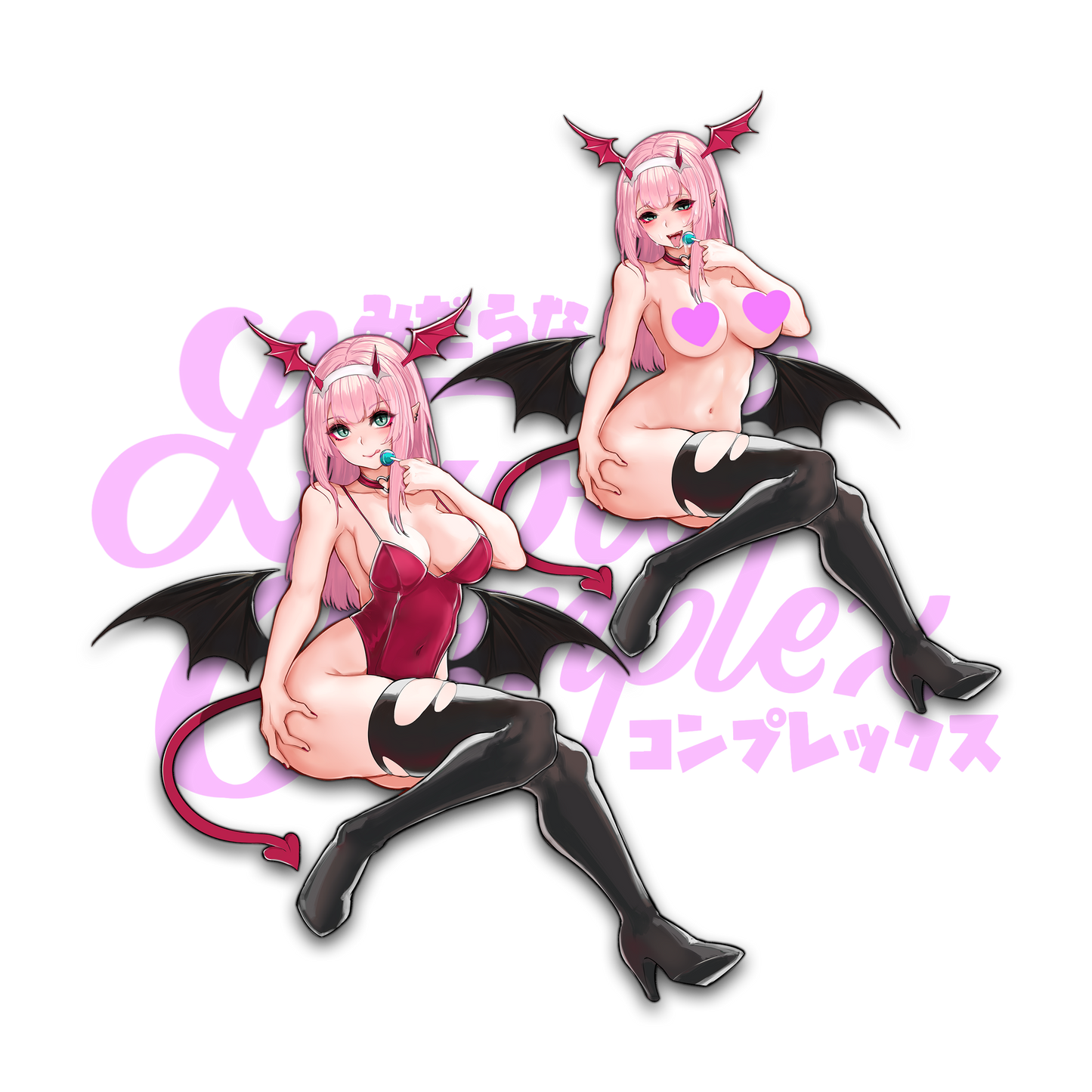 Zero Darling Succubus Stickers (RETIRING)