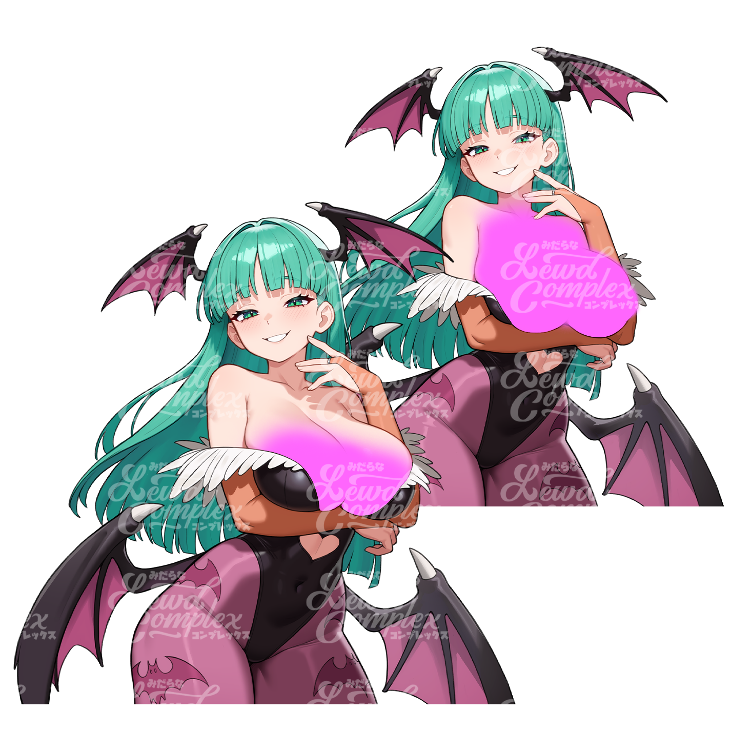 Succubus Morrigan Stickers