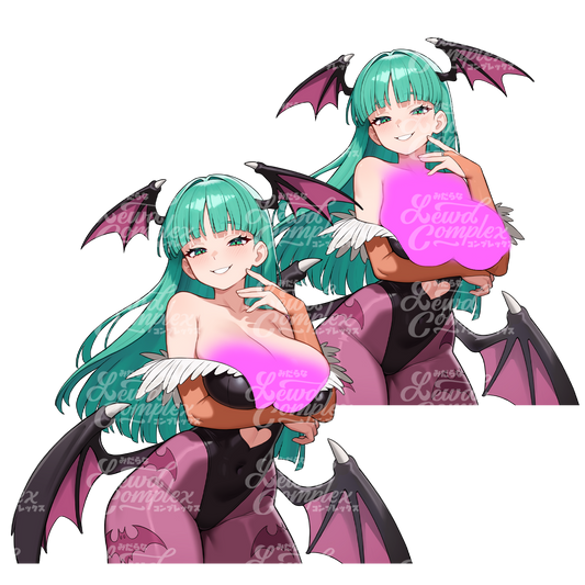 Succubus Morrigan Stickers