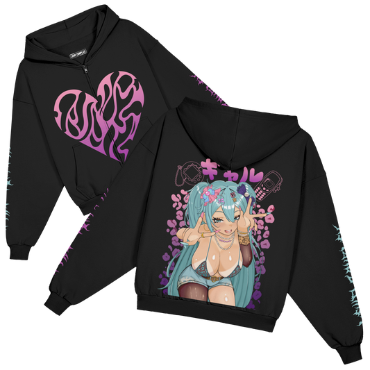 GAL MIKU Zip-Up Hoodie