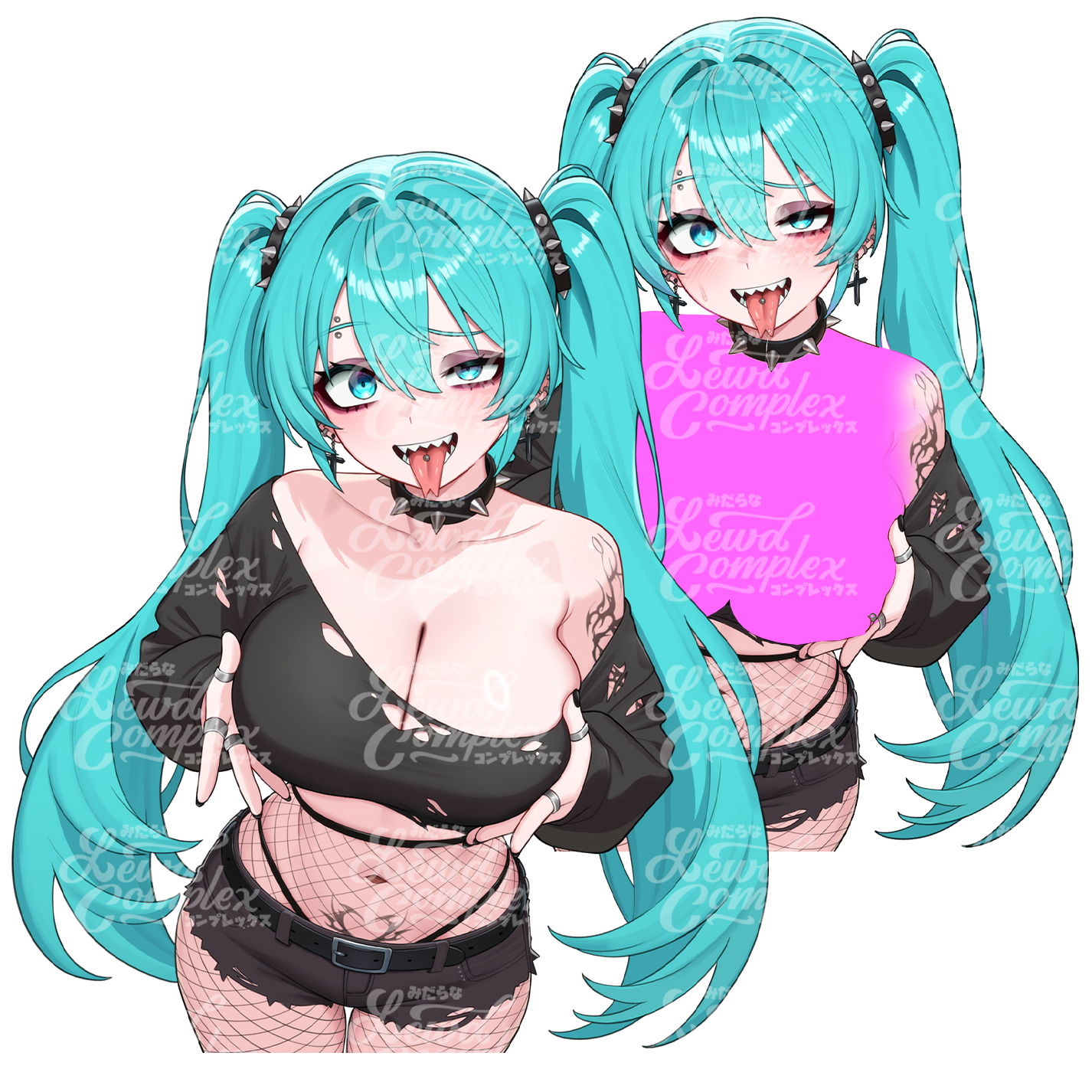 Goth Miku Stickers