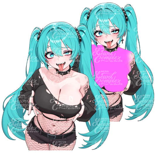 Goth Miku Stickers