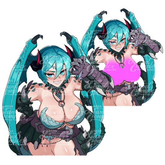 Dragon Claw Miku Stickers **Pre-Order**