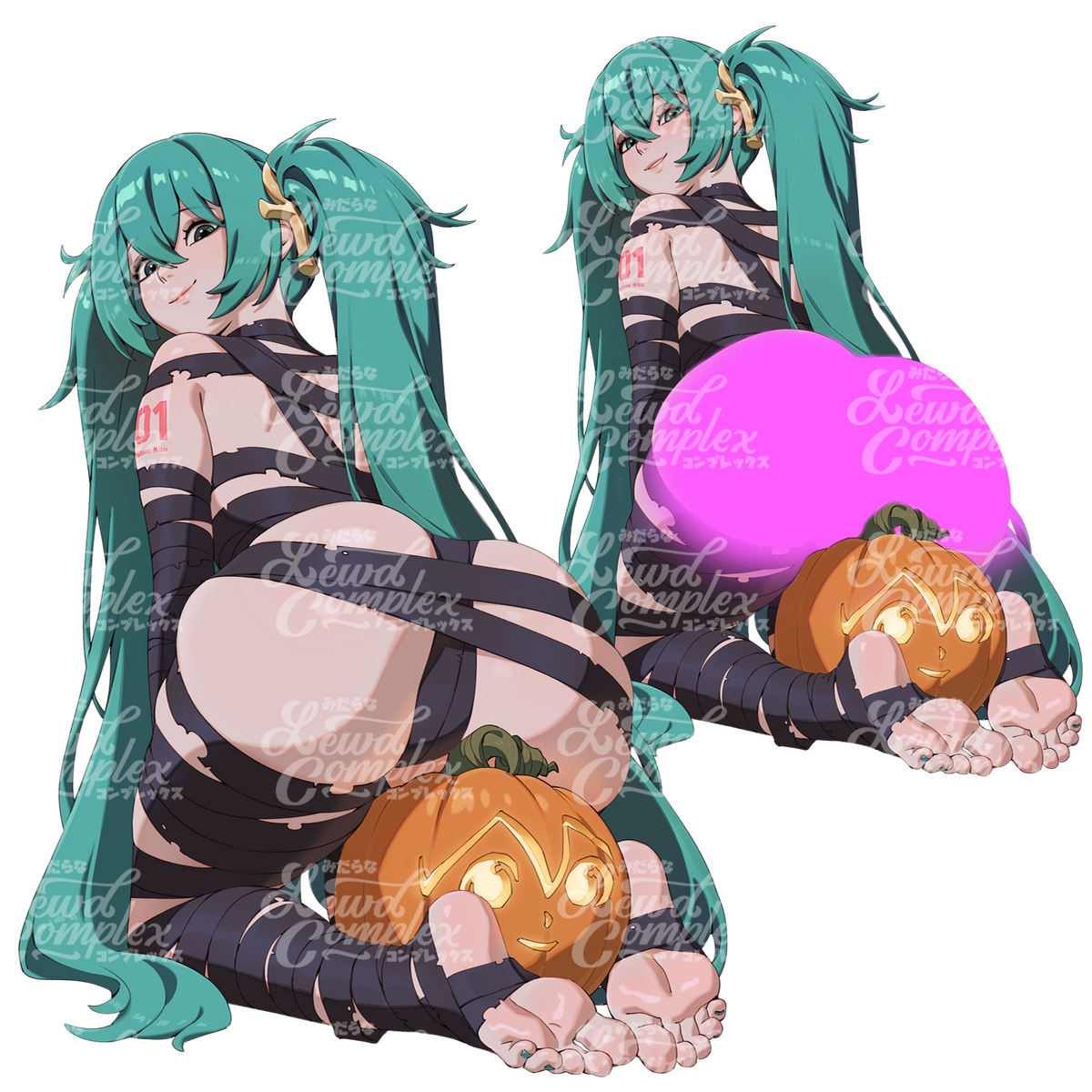 Mummy Miku Stickers (Halloween 2026) *Pre-Order*