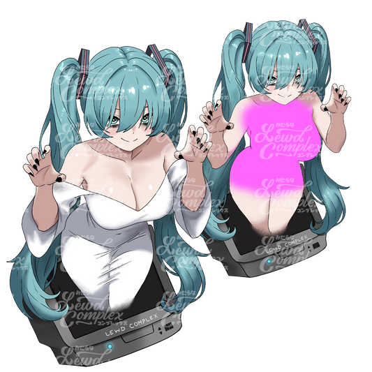 Sadako Miku Stickers **Pre-Order**