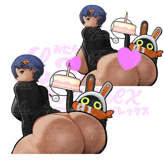THICC BELLE Sticker **Pre-order**