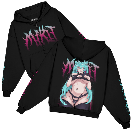 GOTH MIKU Ver. Nek0 Zip-up Hoodie