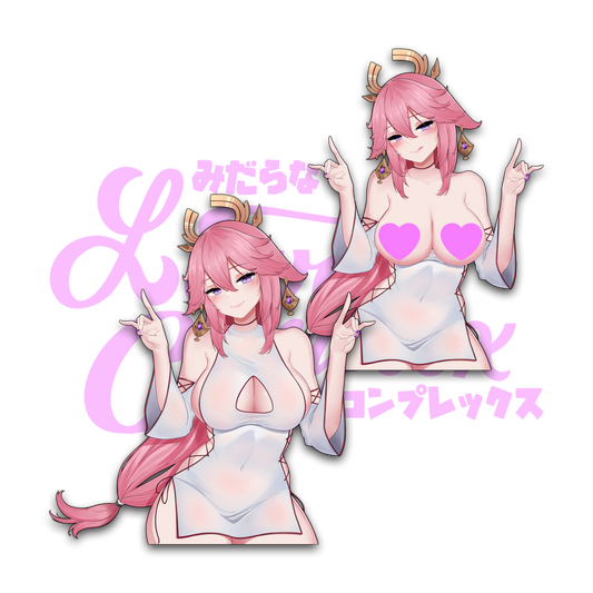 Foxy Yae Miko Stickers (RETIRING)